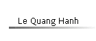Le Quang Hanh