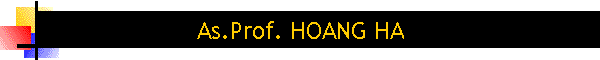 As.Prof. HOANG HA